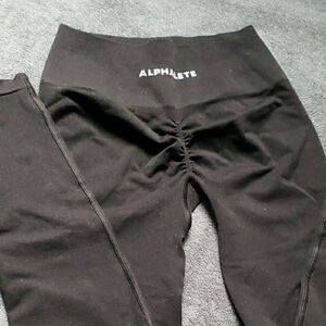 Alphalete Jet Black Active Leggings